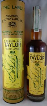 Barrel Proof Taylor bottle with canister