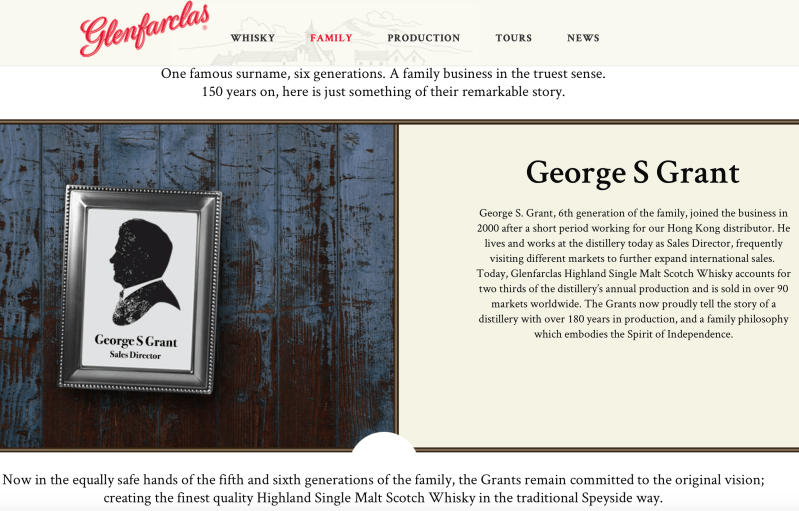 George S. Grant 6th Generation Glenfarclas